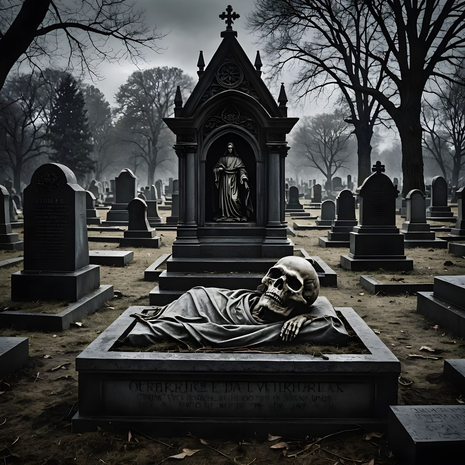 Resurrection Scene in Hyperrealistic Style