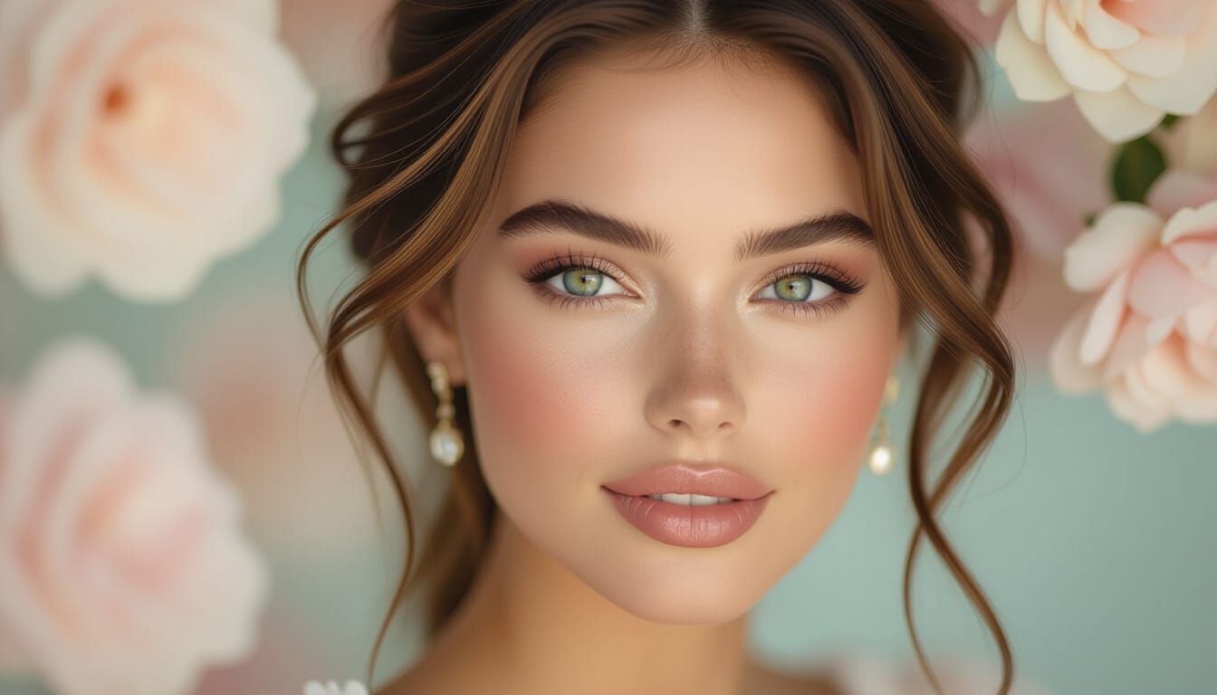 Hyper-Realistic Portrait of a Woman with Expressive Eyes