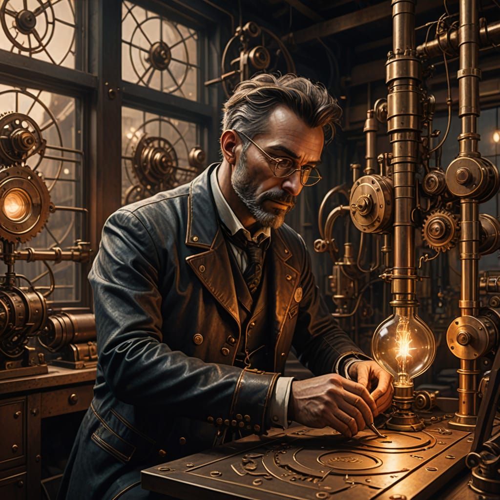 **"Erfinder in Aktion: Kreative Mechanik und technologische ...