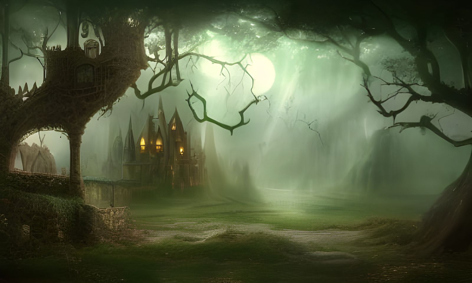 Fantasy Realm Long Forgotten: An AI-Generated Vision