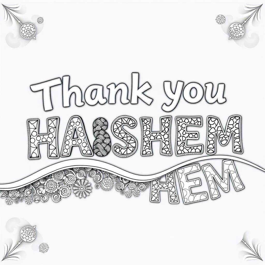 Vibrant Fractal Portrait with Sacred Message in 3D Shading