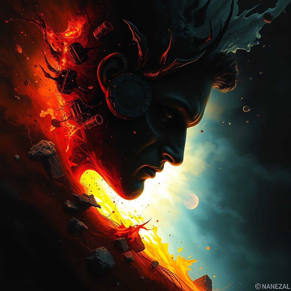 The path from Dark to the Light (no prompt magic used)