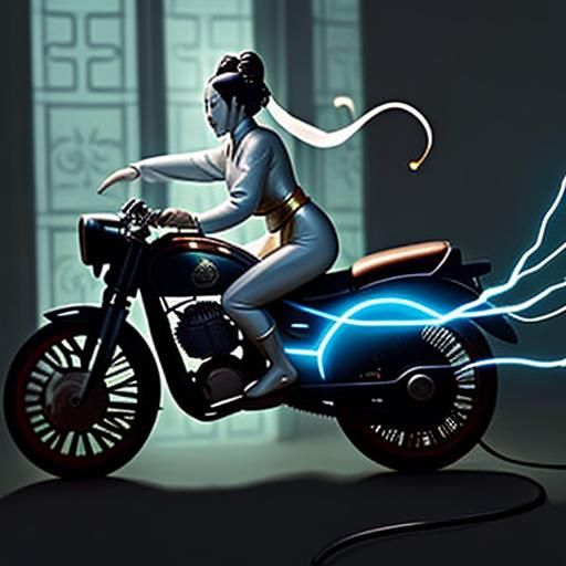 Quan Yin with Electric Lasso: A Modern Take