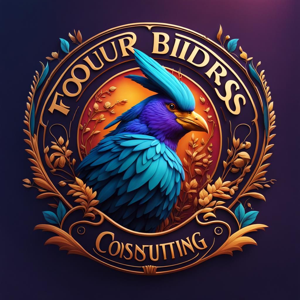 Whimsical Logo for Marketing Agency in Fantasy Art Style