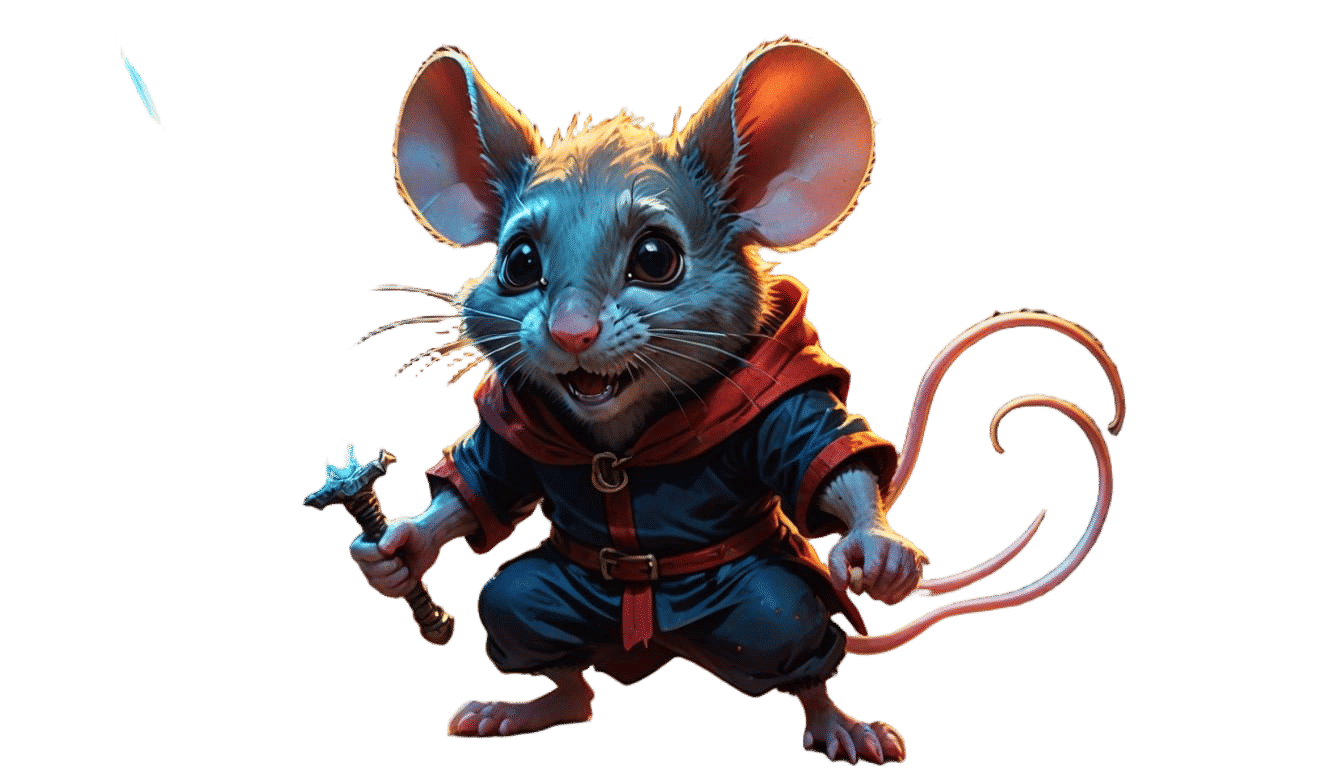 Epic Cartoon Duel in Hyperrealistic Splash Art