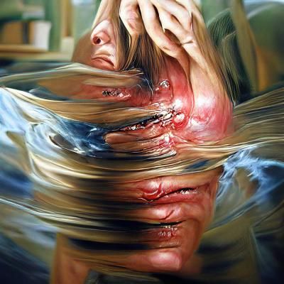 Oil Painting: Visualizing Anxiety and Chronic Pain