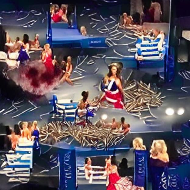 Boxing Ring Intrudes on Miss America Pageant