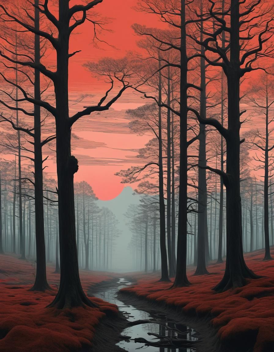 Ethereal Art Nouveau Portrait of Jane Jay