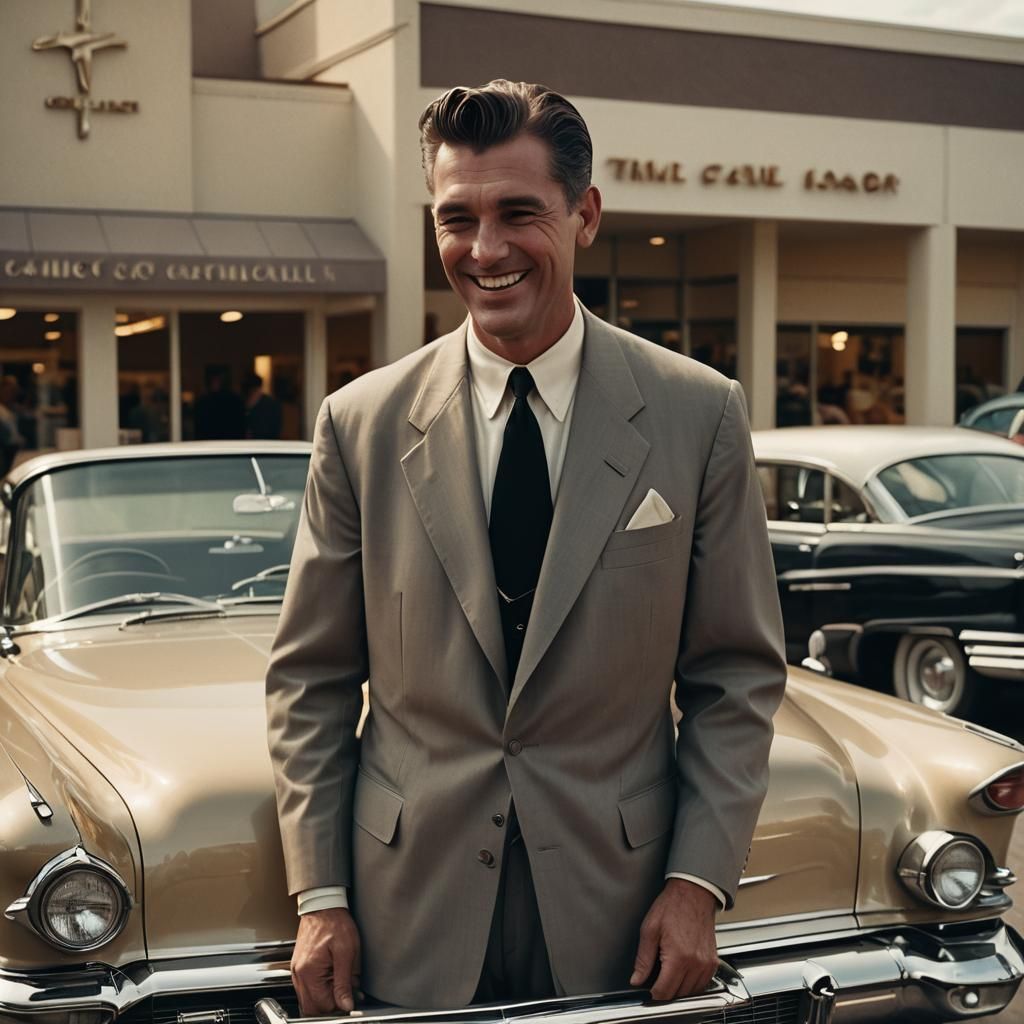 1950s Priest Buys Cadillac: Film Noir Style