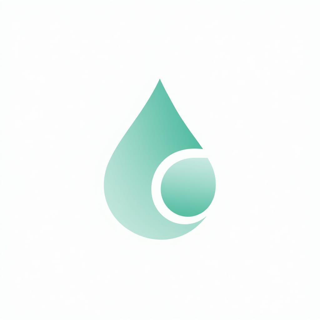 Surreal Turquoise and Lemon Green Logo for Clair & Net Clean...