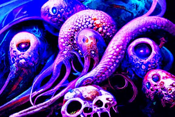 Sinister Deep Sea Monsters in the Abyss