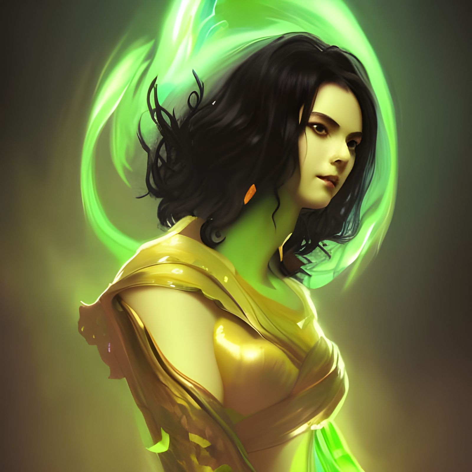 Thalia the Green Dragon Goddess