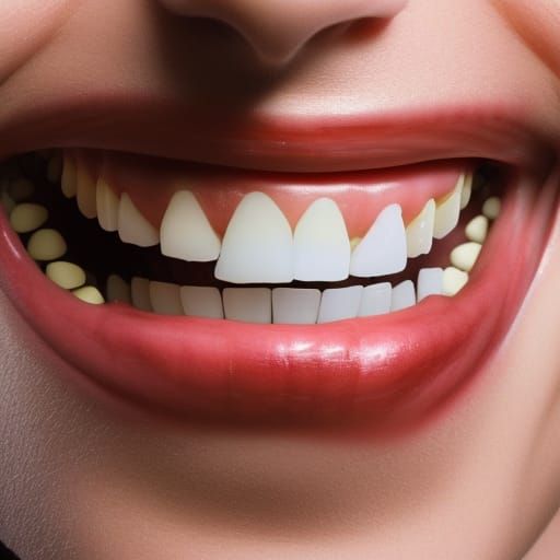 Smiley Face with Realistic Teeth