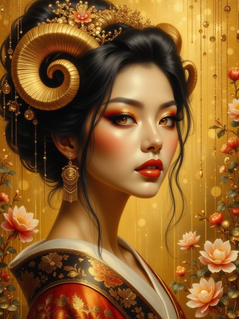The golden Ram Geisha