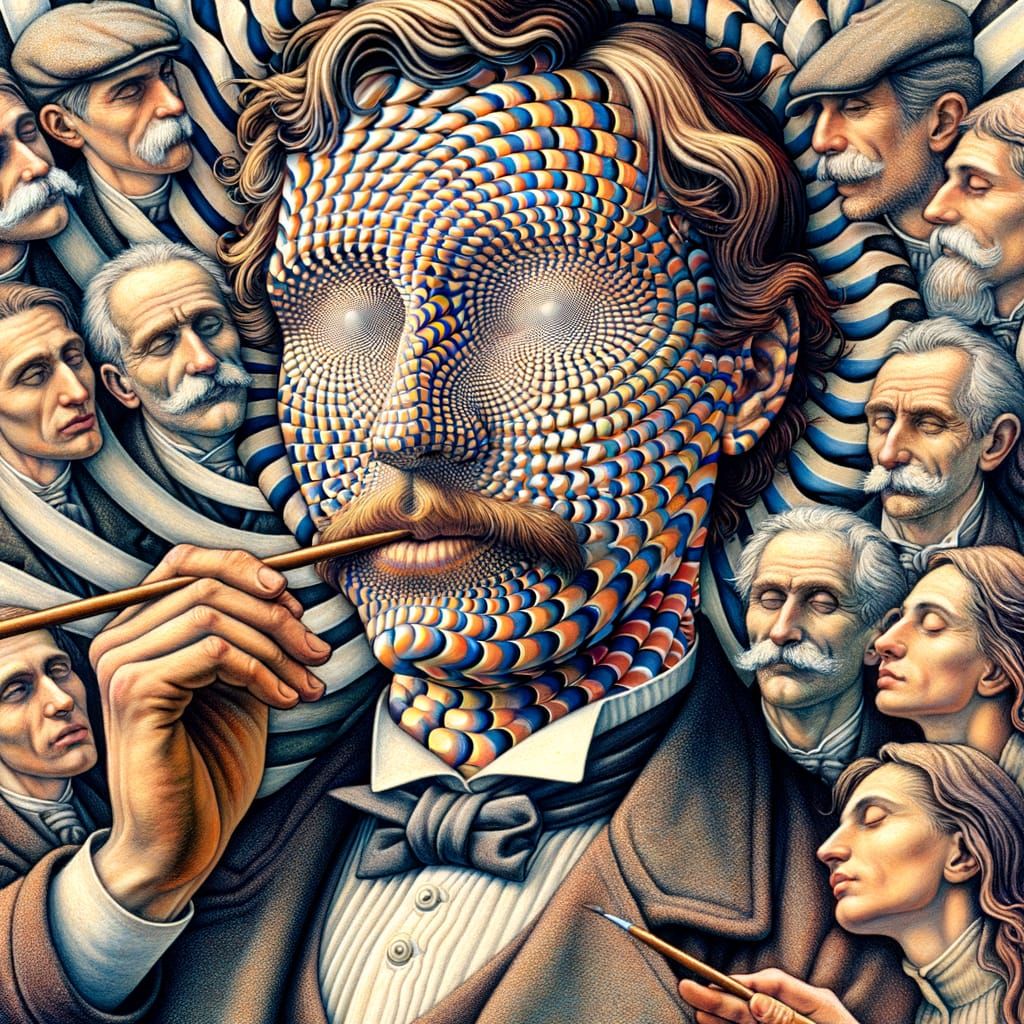 Hyperrealistic Watercolor Illusion