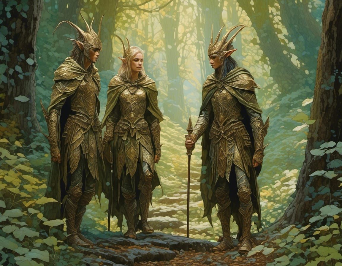 Silvan Elves of the Woodland Realm