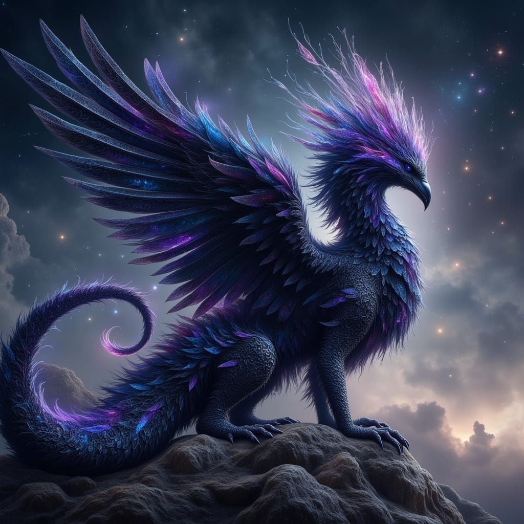 Celestial Raven Monster on Dead Moon