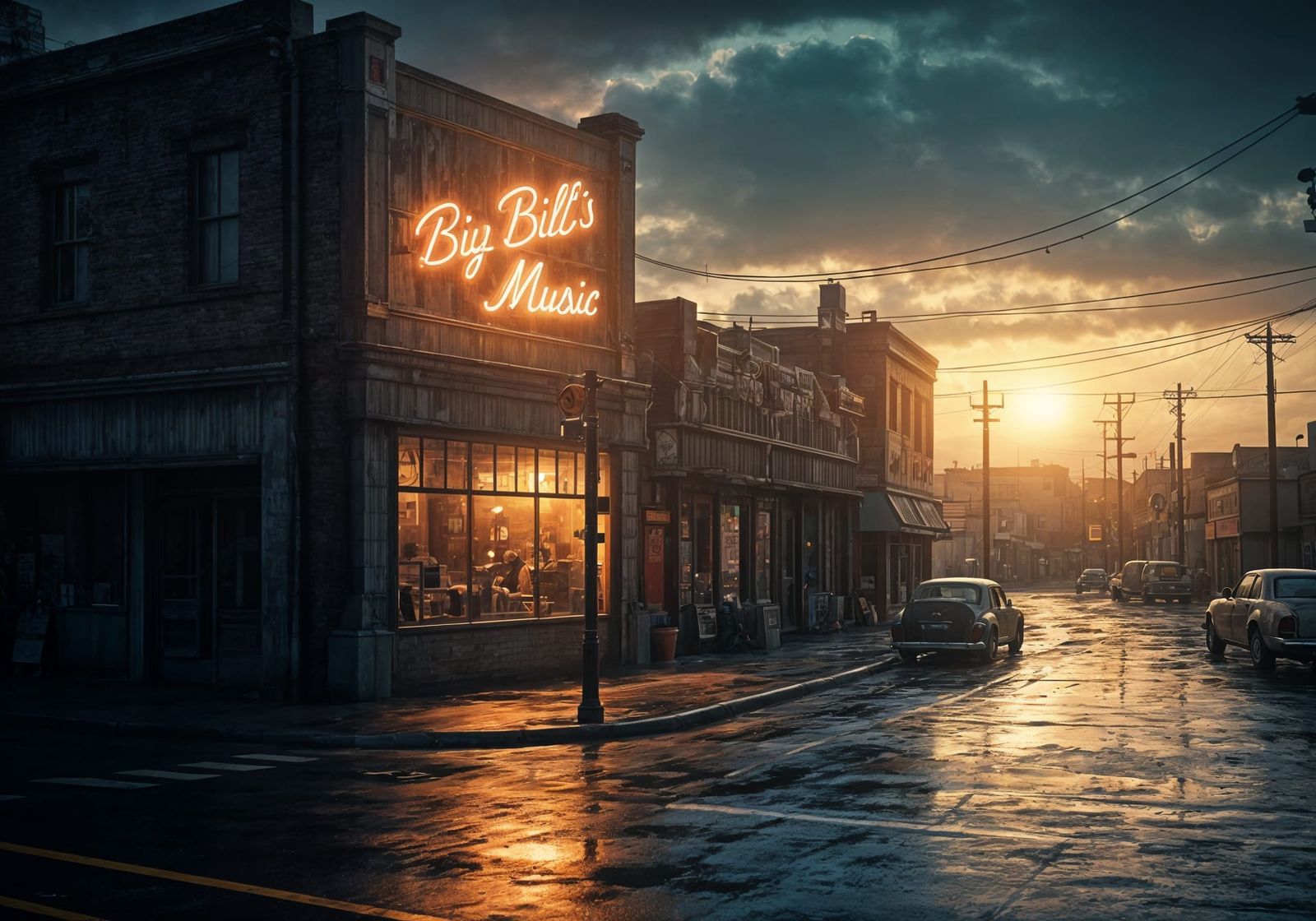 Twilight on Desolation Row: Cinematic Film Still