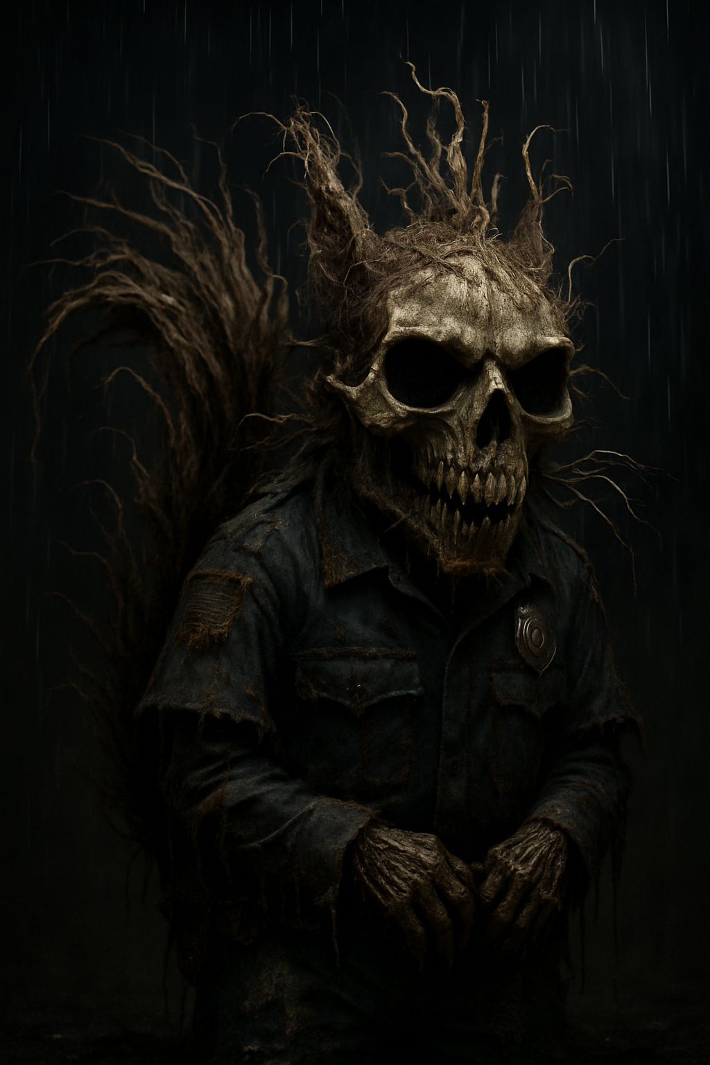 Zombified Squirrel Cop