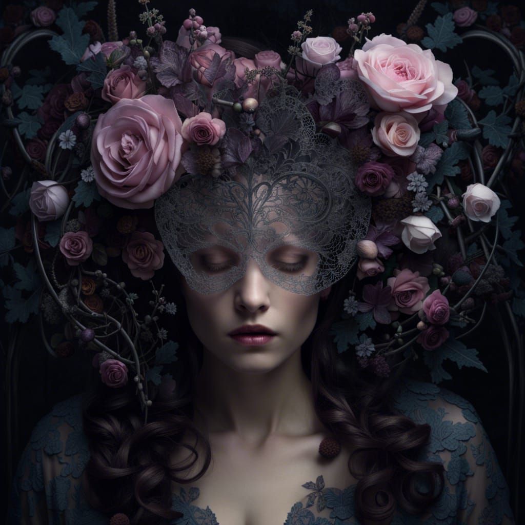 Surreal Twisted Vision of a Juniper Tree