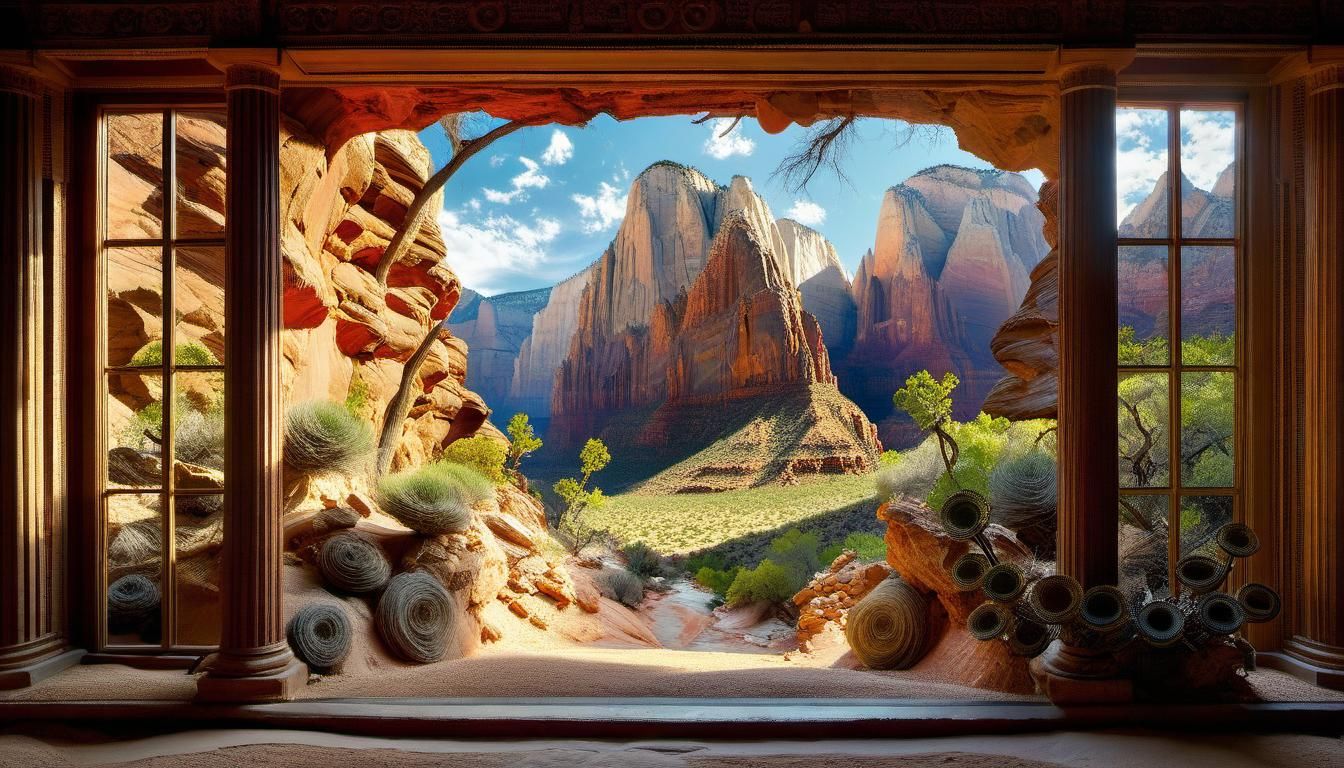 Zion National Park Desert Landscape Fine Art Photography