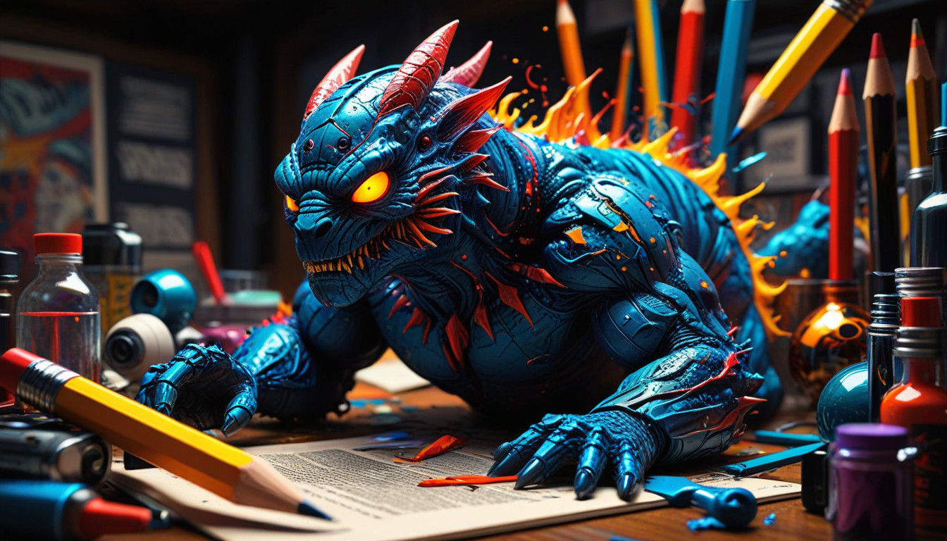 Vintage Comic Book Art Masterpiece: Retro Comic Cover Explos...