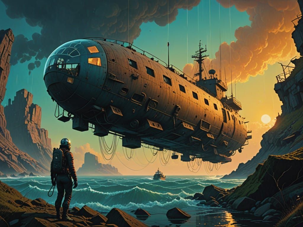 Striking Bikini-Clad Diver Swims Beside Historic Wreck in Vi...