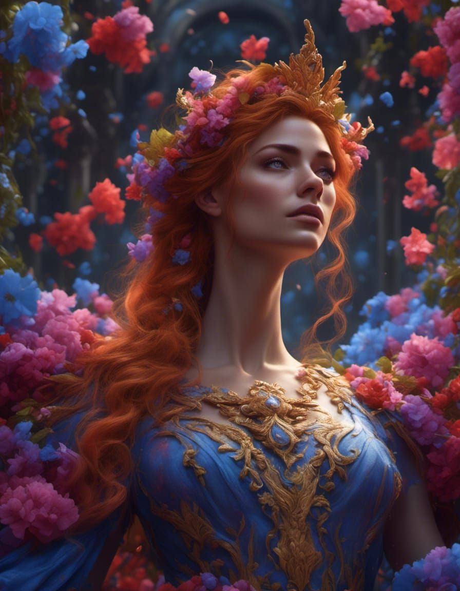 Fantasy Portrait Concept Art in 8k Resolution