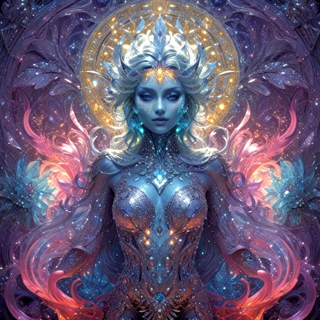 Luxurious, Magical, and Luminous Artistic Masterpiece