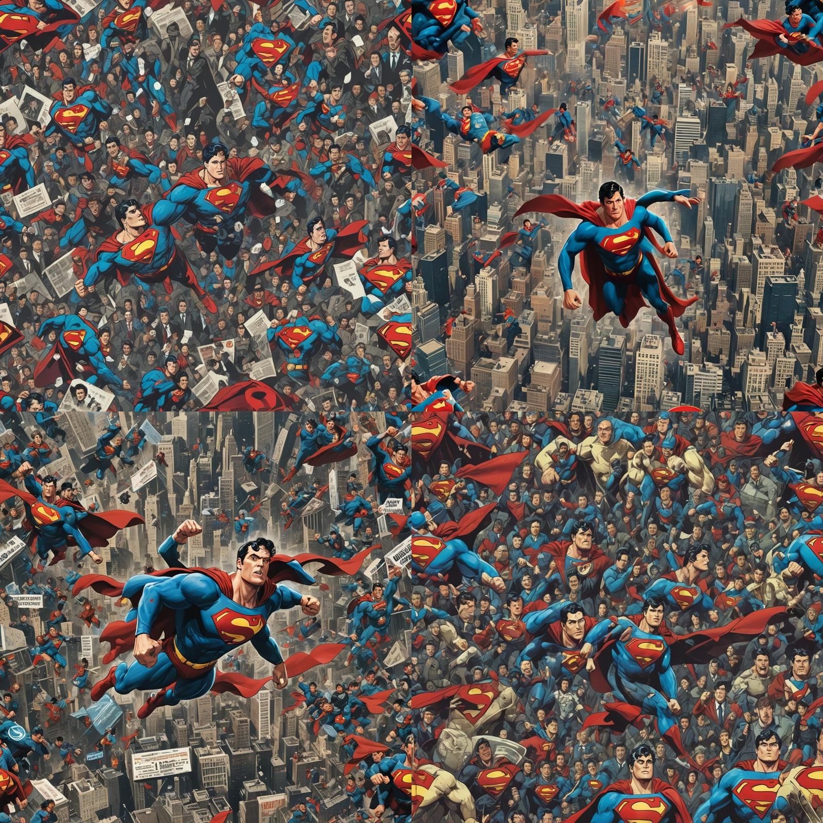 Heroic Metropolis: A Digital Superhero Concept Art