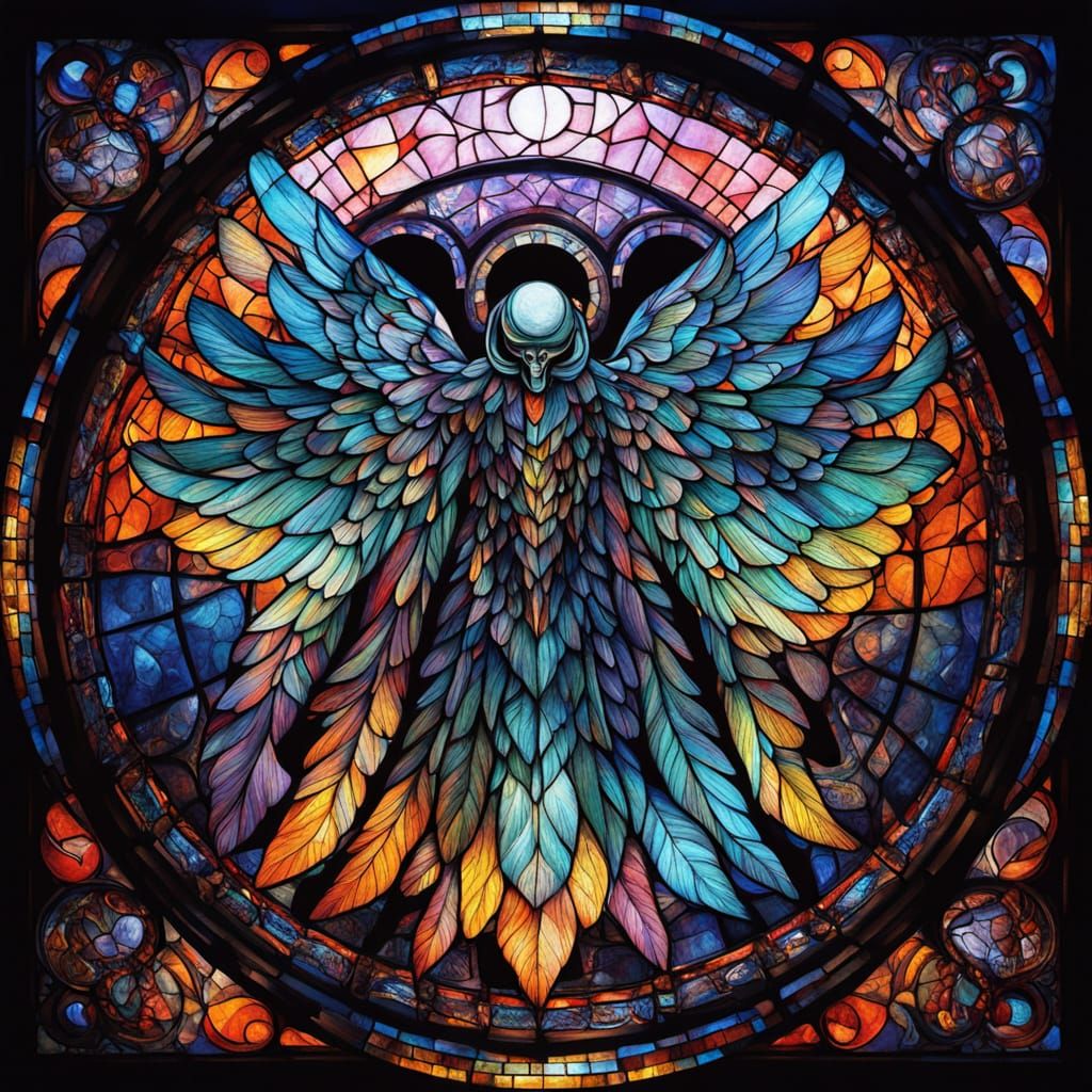 Ethereal Guardian of Glass and Shadow