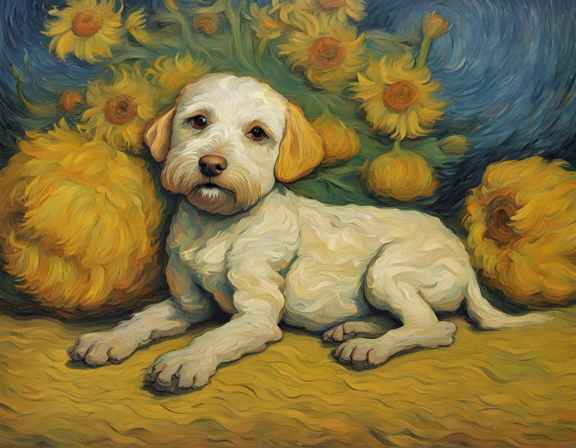 a van goghy doggy