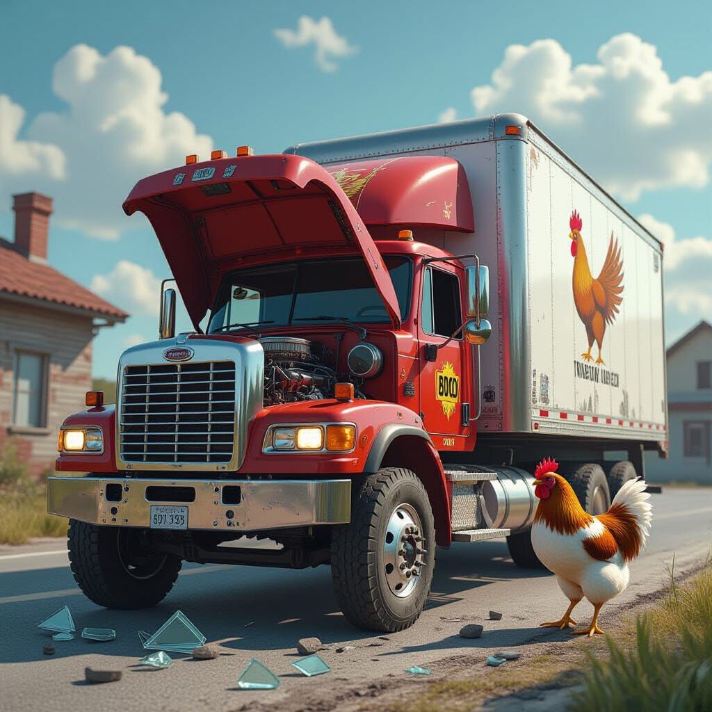 Fantastical Truck Cry Shatters Glass, Chicken Drums