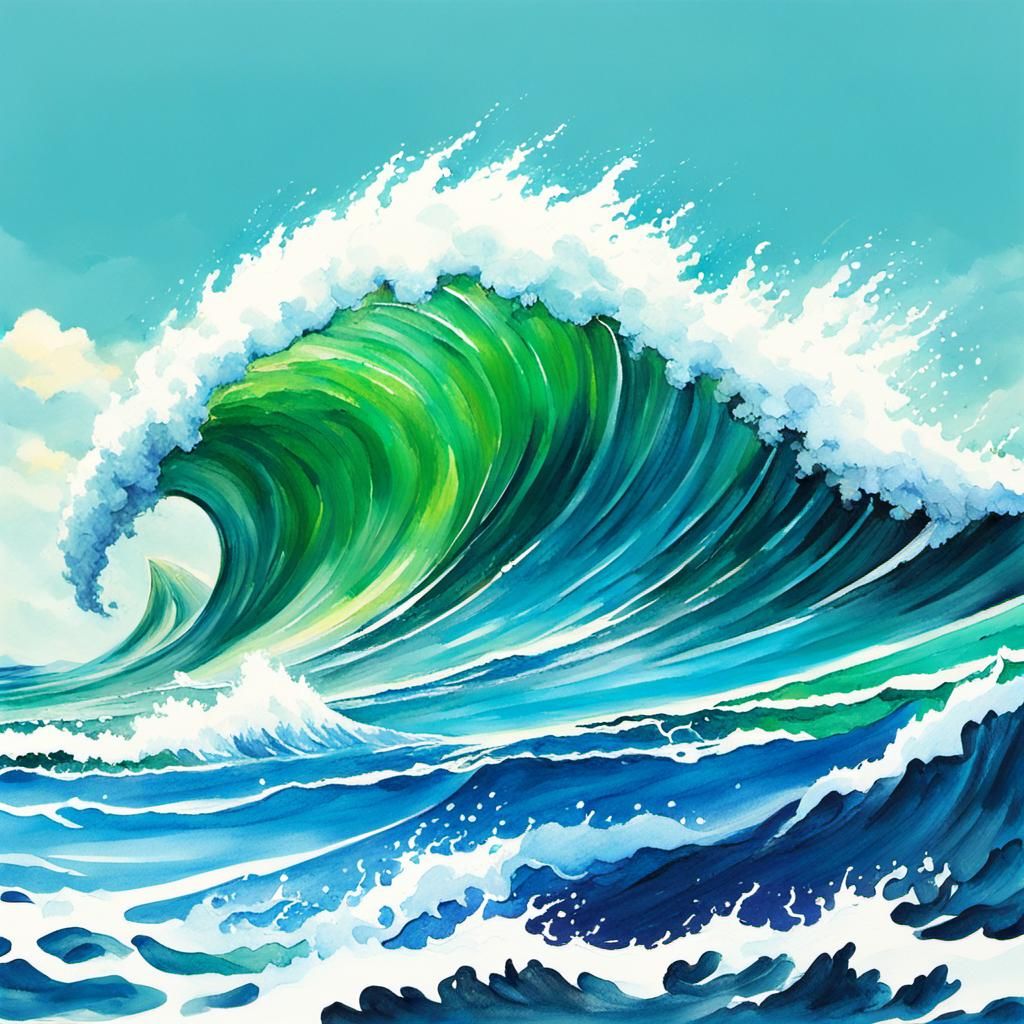 Impressionist Tsunami About to Crash on Island