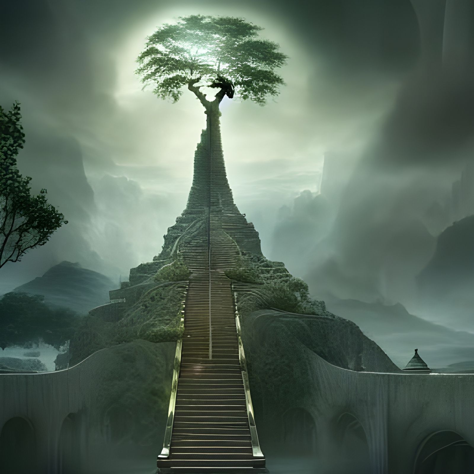 Stairs Ascending to the Tree of Life