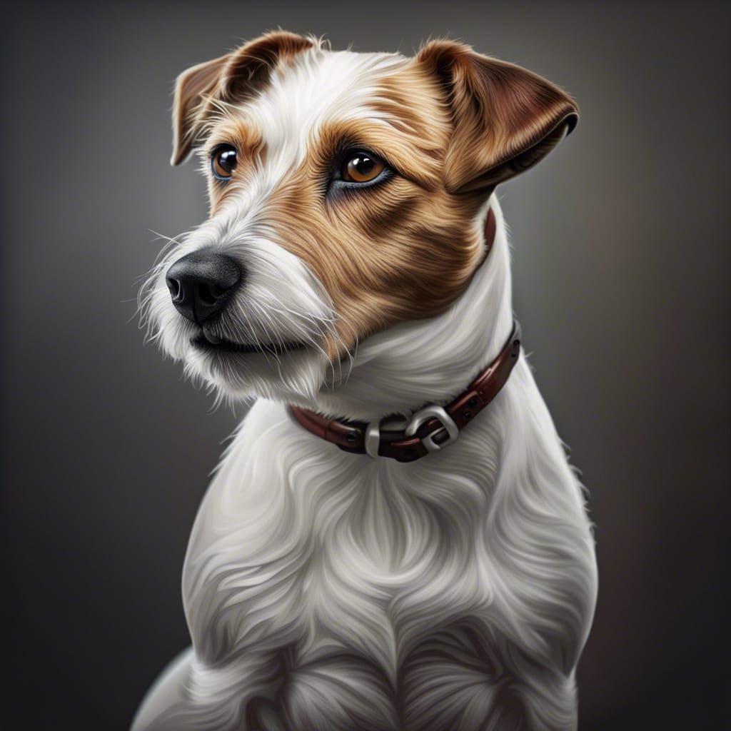 Hyperrealistic Jack Russell Portrait in High Definition