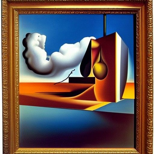Surreal Melting Dreamscape in Dali Style