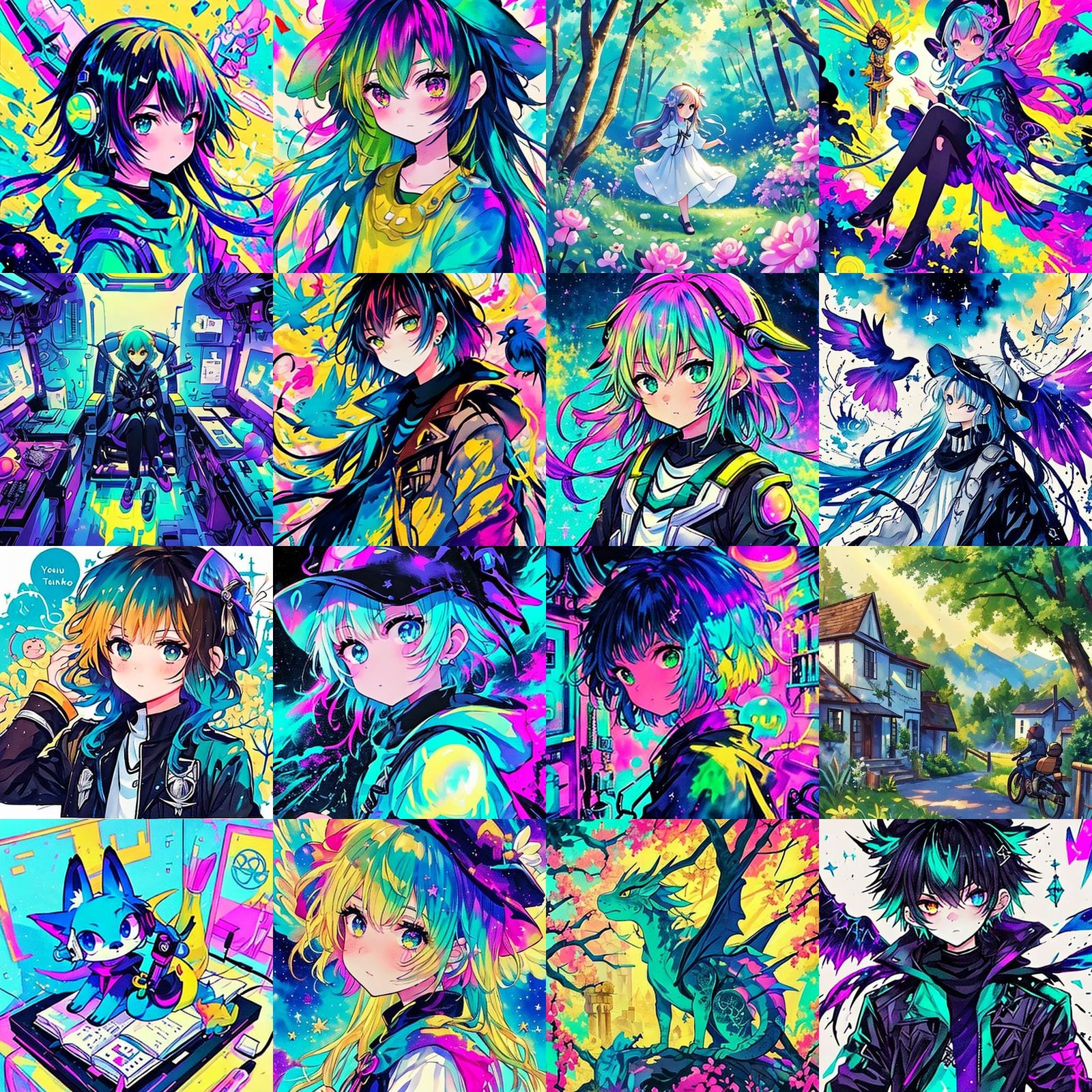 LoRA Model Visual Characteristics Showcase