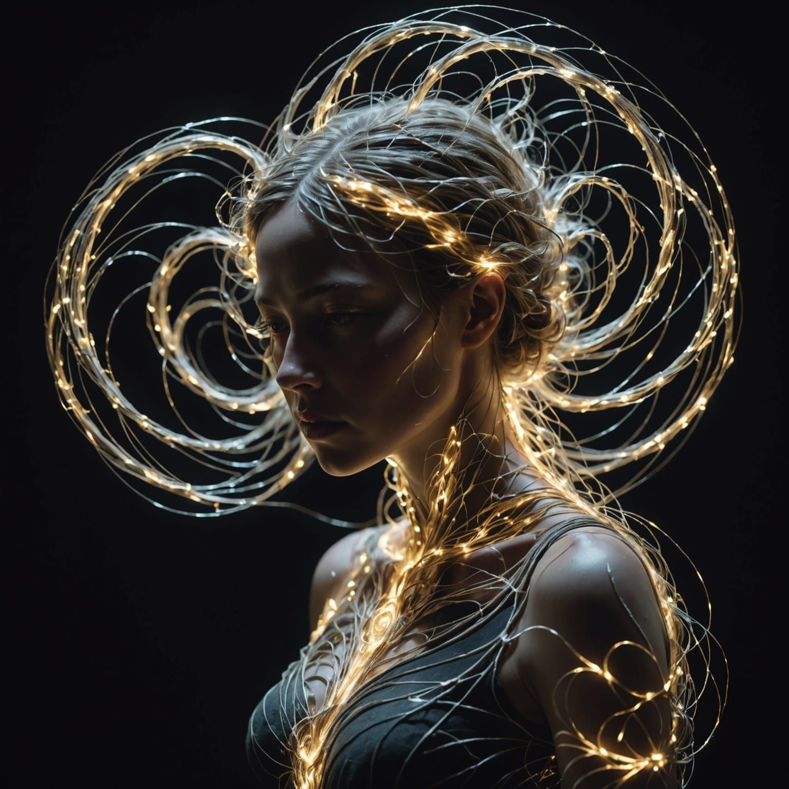 Ethereal Soul Form in Recursive Beauty