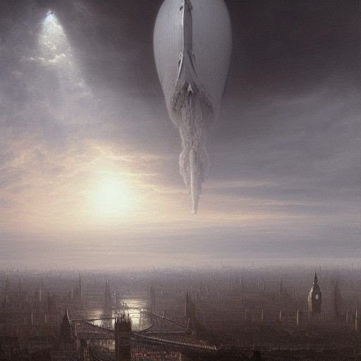 It was a space squid at the end