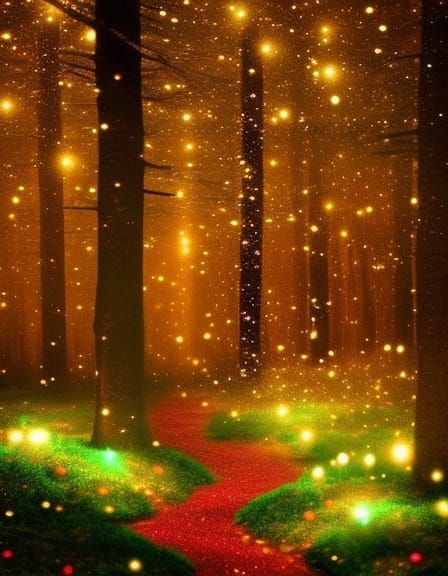 Mythical Forest Transition with Fairy Dust