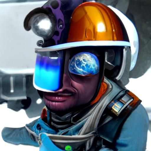 Fantasy Space Engineer Concept Art