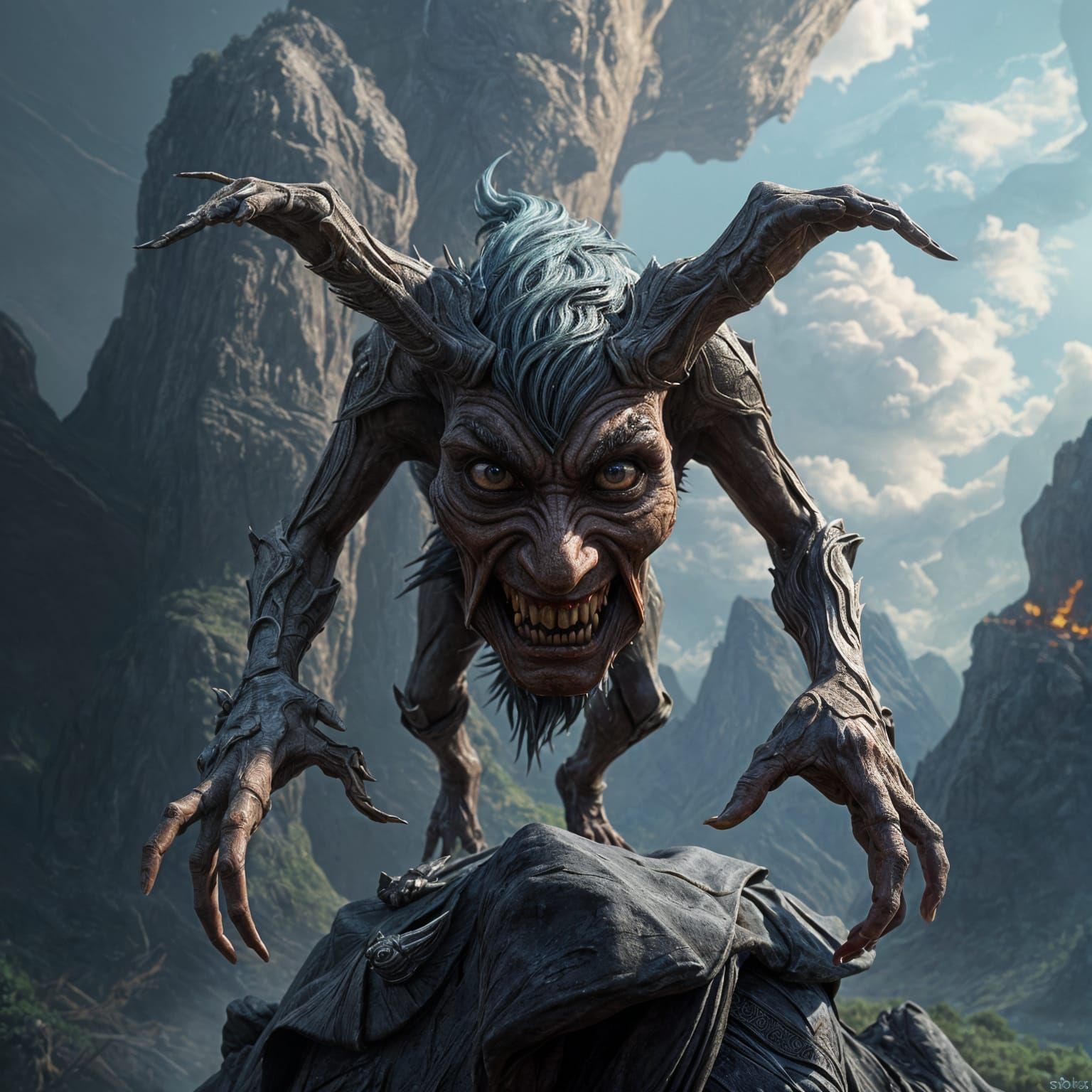 Fantastical Matte Painting with Intricate Details