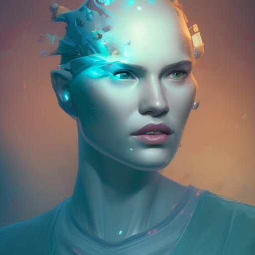 Detailed Portrait of Tinker in Digital Art Style