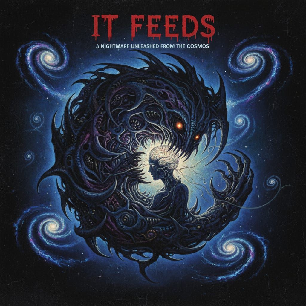 Chilling Movie Poster: Supernatural Monster Devours Mind in ...