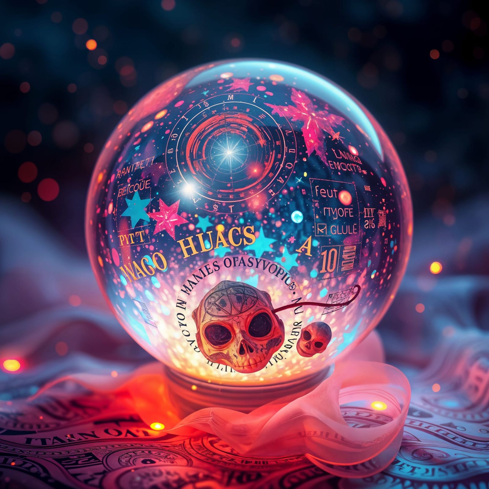 Artistic Magic 8-Ball.