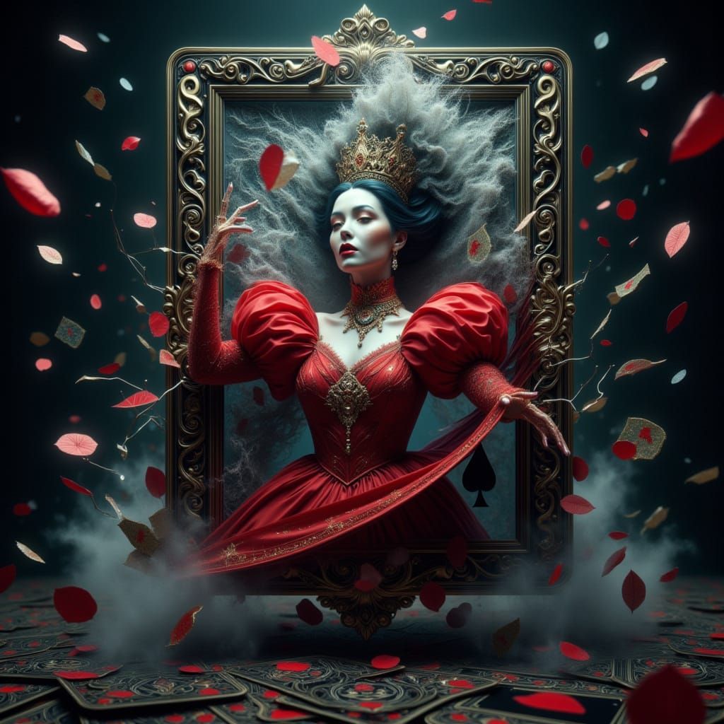 Queen of Spades Emerges in Baroque Splendor