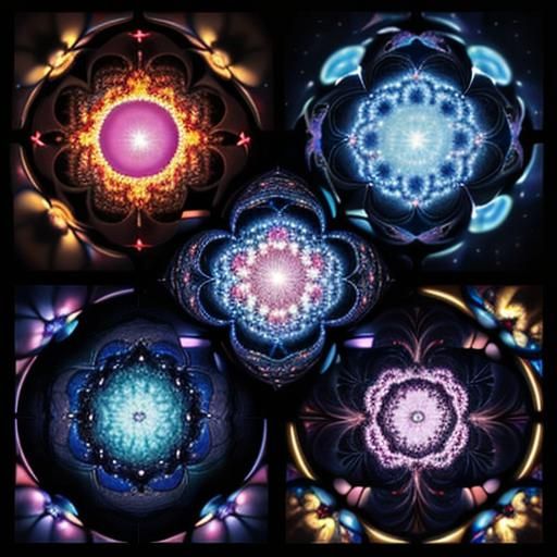 Three-Dimensional Mandelbrot Fractal Flower in Unreal Engine