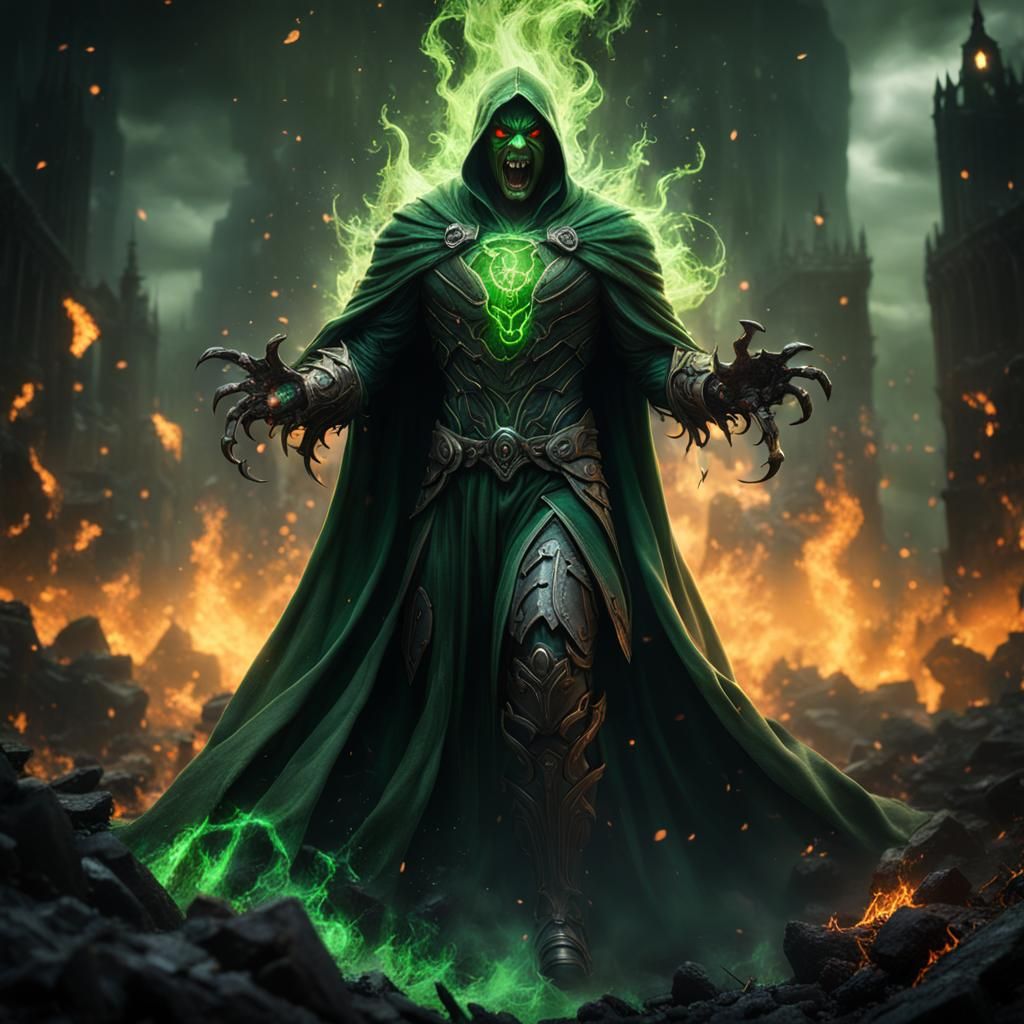 Terrifying Soul Being in a Fantasy Concept Art