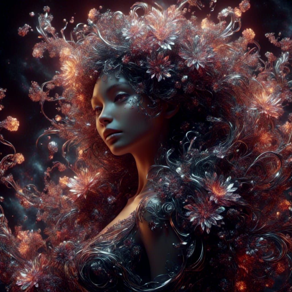 Crystal Ribbon Goddess